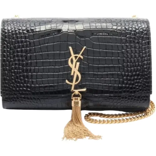 Pre-owned Leather shoulder-bags , female, Sizes: ONE SIZE - Yves Saint Laurent Vintage - Modalova