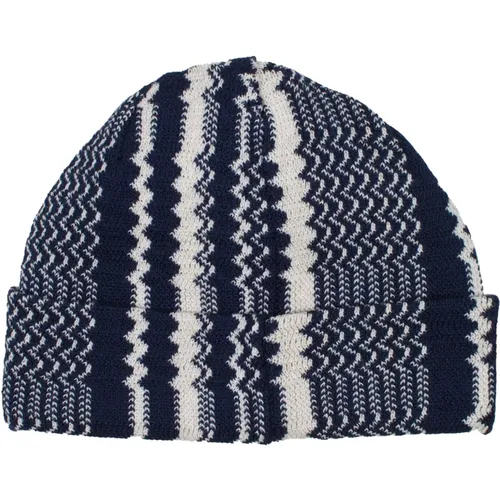 Beanies, male, , Size: ONE SIZE Zig Zag Beanie Hat - Missoni - Modalova