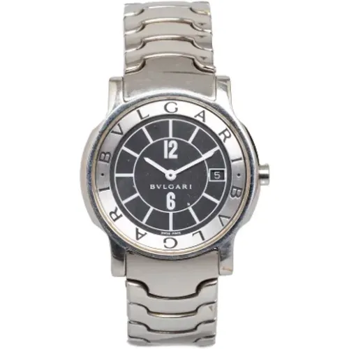 Pre-owned Stainless Steel watches , female, Sizes: ONE SIZE - Bvlgari Vintage - Modalova
