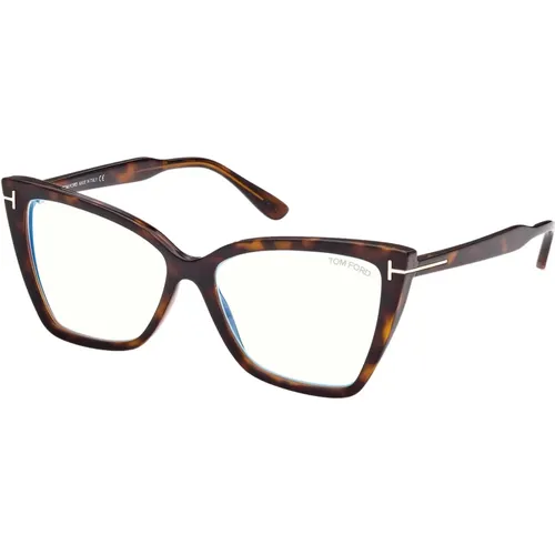 Eyewear frames FT 5844-B Blue Block , female, Sizes: 55 MM - Tom Ford - Modalova