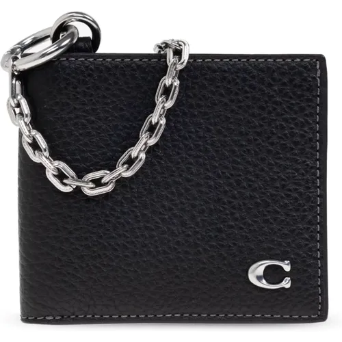 Wallets & Cardholders, male, , Size: ONE SIZE Wallet with Chain - Coach - Modalova