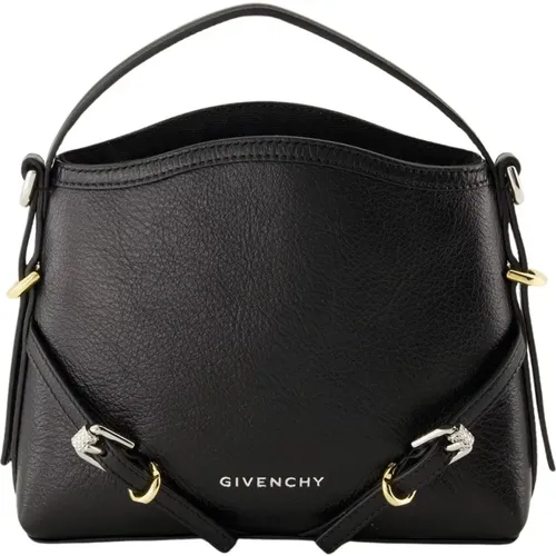 Leather Nano Tote Bag , female, Sizes: ONE SIZE - Givenchy - Modalova