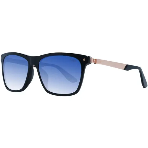 Schwarze Unisex-Sonnenbrille Verlauf Blaue Gläser - BMW - Modalova