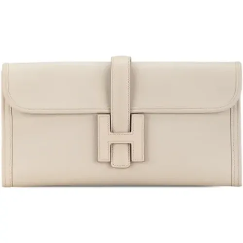 Pre-owned Clutches, female, , Size: ONE SIZE Pre-owned Leather clutches - Hermès Vintage - Modalova