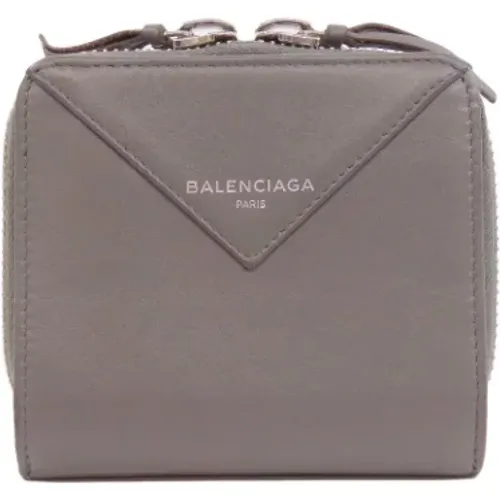 Pre-owned Wallets, female, , Size: ONE SIZE Pre-owned Leather wallets - Balenciaga Vintage - Modalova