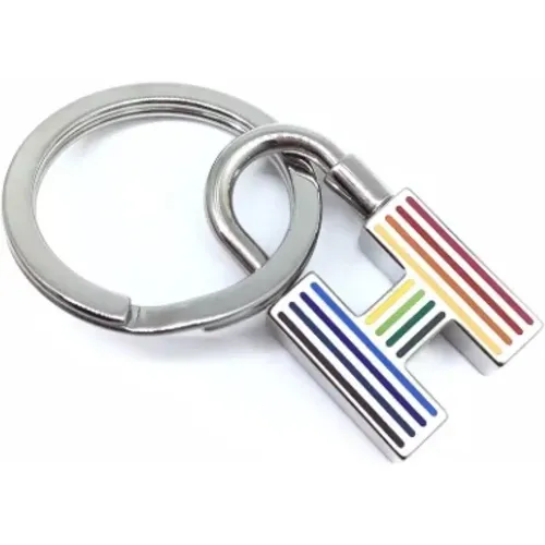 Pre-owned Accessories, unisex, , Size: ONE SIZE Pre-owned Silver key-holders - Hermès Vintage - Modalova