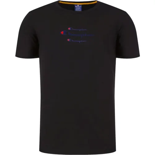 Kurzarm T-Shirt , Herren, Größe: S - Champion - Modalova