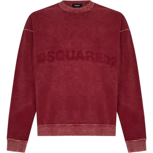 Logo Sweatshirt Aw24 , male, Sizes: M - Dsquared2 - Modalova