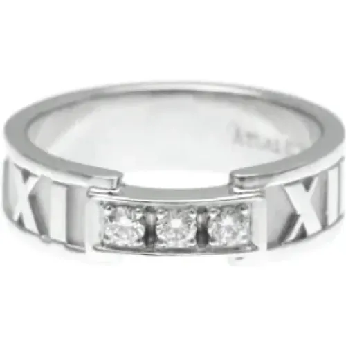 Pre-owned Jewellery, female, , Size: ONE SIZE Pre-owned White Gold rings - Tiffany & Co. Pre-owned - Modalova