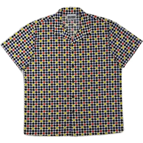 Spring/Summer Viscose Shirt , male, Sizes: M, L - Waxman Brothers - Modalova