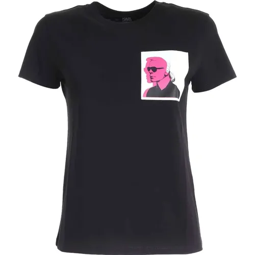 T-Shirts , Damen, Größe: XL - Karl Lagerfeld - Modalova