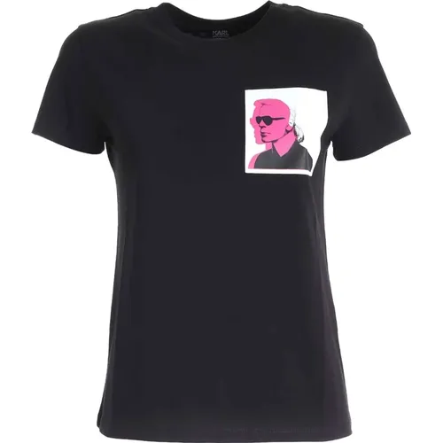 T-Shirts , Damen, Größe: XS - Karl Lagerfeld - Modalova