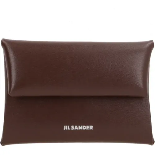 Wallets & Cardholders, female, , Size: ONE SIZE Leather Wallet Made in Italy - Jil Sander - Modalova