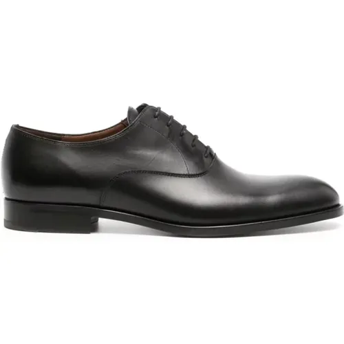 Leder Oxford Schuhe , Herren, Größe: 45 EU - Fratelli Rossetti - Modalova