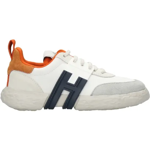 Canvas-Sneakers für Jungen mit Gummi-H-Detail - Hogan - Modalova