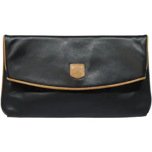 Pre-owned Clutches, female, , Size: ONE SIZE Pre-owned Leather clutches - Celine Vintage - Modalova