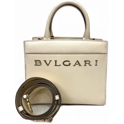 Pre-owned Handbags, female, , Size: ONE SIZE Pre-owned Leather shoulder-bags - Bvlgari Vintage - Modalova