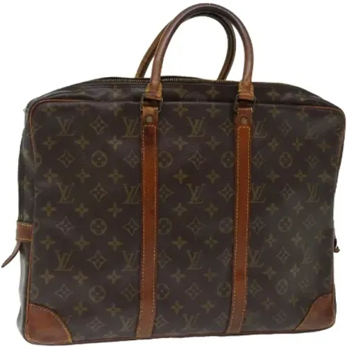 Pre-owned Weekend Bags, female, , Size: ONE SIZE Pre-owned Canvas louis-vuitton-bags - Louis Vuitton Vintage - Modalova