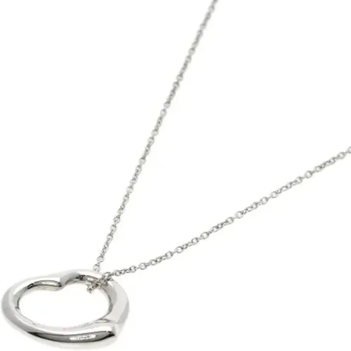 Pre-owned Jewellery, female, , Size: ONE SIZE Pre-owned Silver necklaces - Tiffany & Co. Pre-owned - Modalova