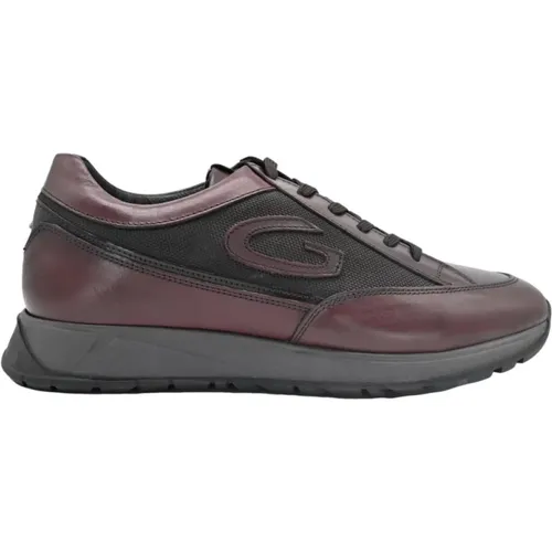 Oracle Low Man Leather Sneakers , male, Sizes: 9 UK, 11 UK, 8 UK, 6 UK, 10 UK - Alberto Guardiani - Modalova