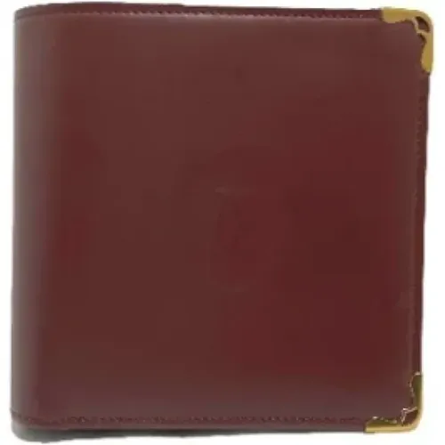 Pre-owned Wallets, female, , Size: ONE SIZE Pre-owned Leather wallets - Cartier Vintage - Modalova