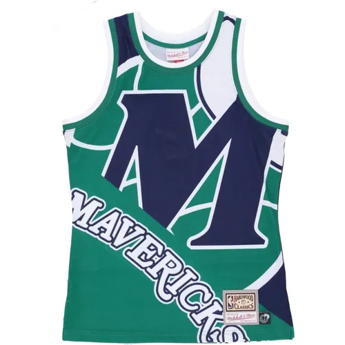 Sportswear, male, , Size: L Dallas Mavericks Basketball Tank Top - Mitchell & Ness - Modalova