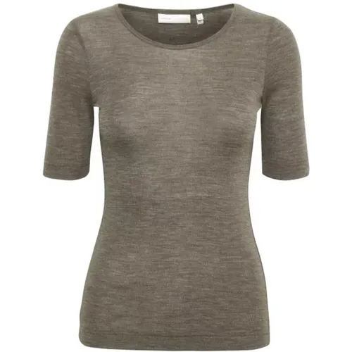 Stylish Melange T-Shirt , female, Sizes: 2XL, XS, XL, 3XL, 2XS, L, M, S - InWear - Modalova