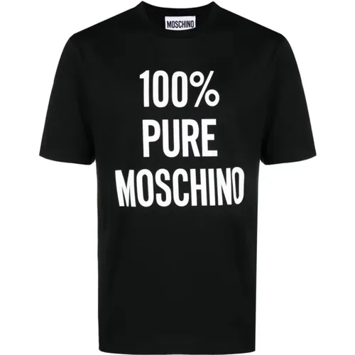 T-shirts and Polos , male, Sizes: 2XL, S, L, XL, M - Moschino - Modalova