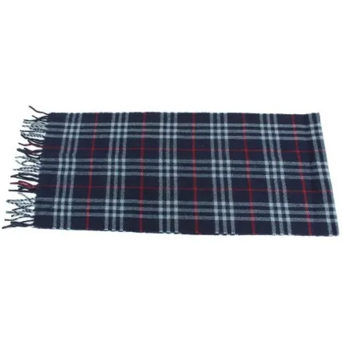 Pre-owned Scarves, female, , Size: ONE SIZE Pre-owned Wool scarves - Burberry Vintage - Modalova