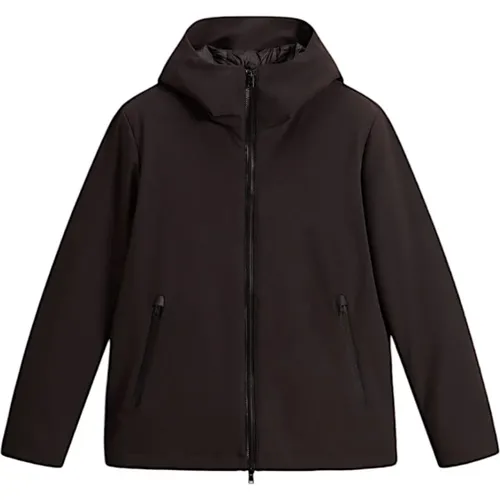 Pacific Soft Shell Jacket , male, Sizes: L, M - Woolrich - Modalova