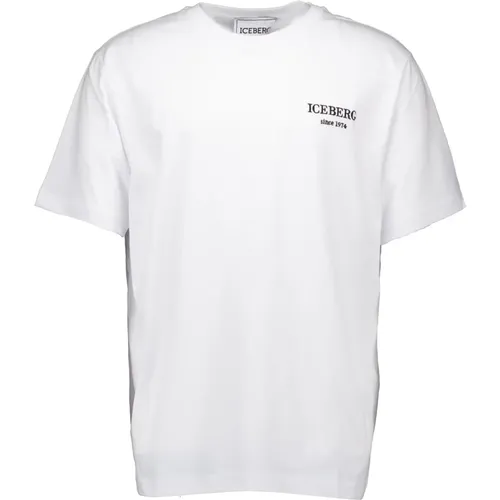 T-Shirts , male, Sizes: M, L, XL, S, 2XL - Iceberg - Modalova