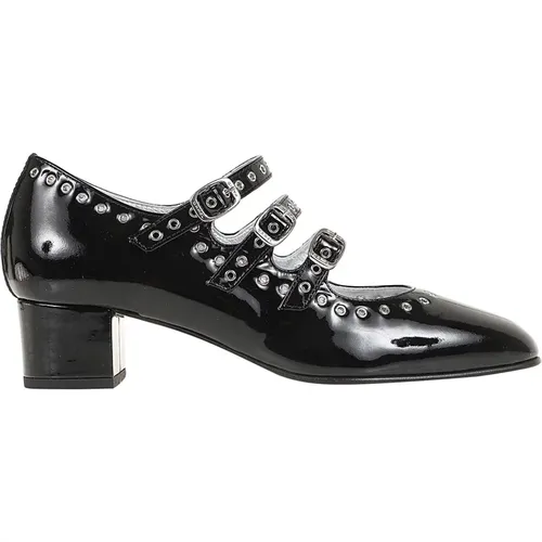 Schwarze Mary Janes Pumps , Damen, Größe: 36 1/2 EU - Carel - Modalova