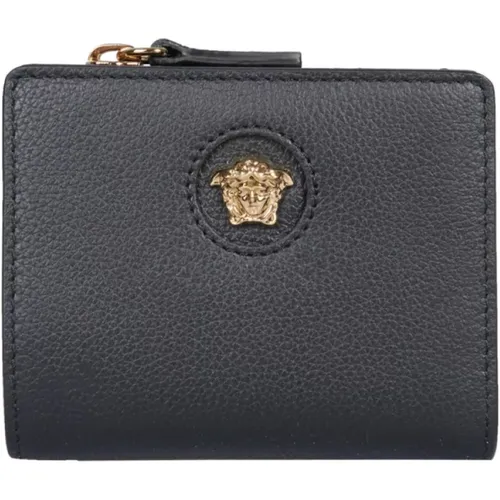 Chic Snap Button Jellyfish Wallet , female, Sizes: ONE SIZE - Versace - Modalova