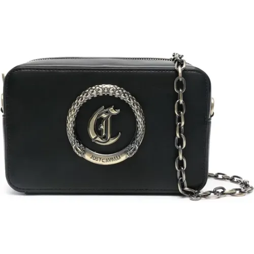 Shoulder Bag with Metal Logo , female, Sizes: ONE SIZE - Just Cavalli - Modalova