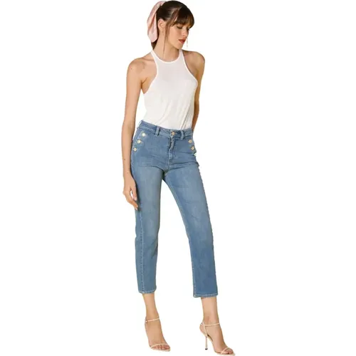 Agnes Sailor Damen Denim Hose , Damen, Größe: W27 - Mason's - Modalova