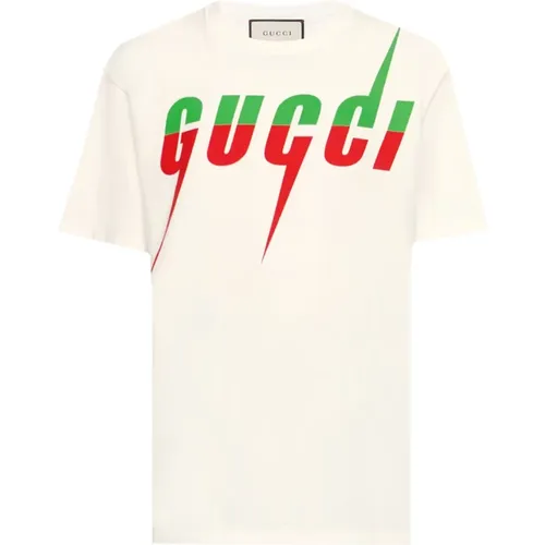 T-Shirt , male, Sizes: XL, 2XL - Gucci - Modalova