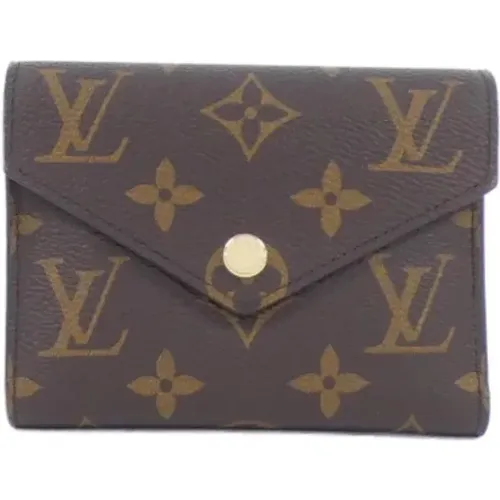 Pre-owned Wallets, female, , Size: ONE SIZE Pre-owned Canvas wallets - Louis Vuitton Vintage - Modalova