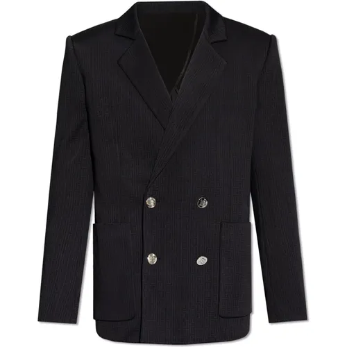 Double-breasted blazer , male, Sizes: L - Balmain - Modalova