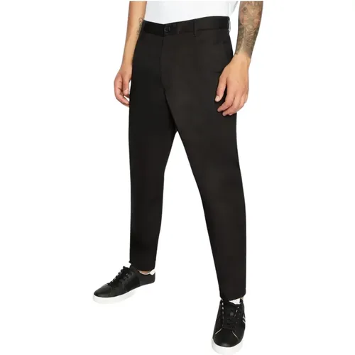 Cropped Trousers , male, Sizes: W29 - Armani Exchange - Modalova