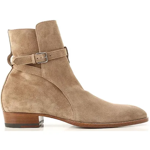 Ankle Boots for Men , male, Sizes: 5 UK, 6 1/2 UK, 8 UK, 5 1/2 UK, 6 UK, 7 1/2 UK - Saint Laurent - Modalova