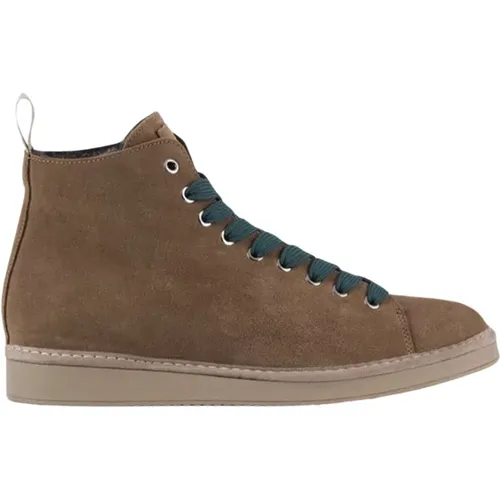 Sneakers, male, , Size: 9 US Marrone Suede Ankle Boots - Panchic - Modalova