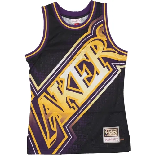 Sportswear, male, , Size: L NBA Big Face Basketball Tank Top - Mitchell & Ness - Modalova