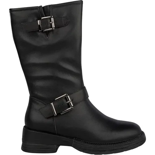 Womens Leather Ankle Boots , female, Sizes: 5 UK, 4 UK - Alma en Pena - Modalova