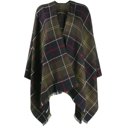 Capes, female, , Size: ONE SIZE Classic Tartan Scarf - Barbour - Modalova