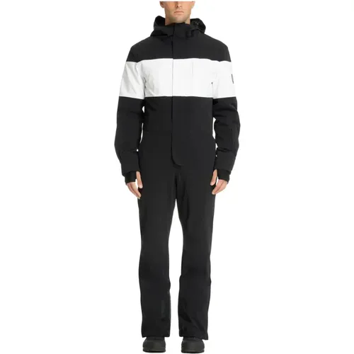 Ski Suits, male, , Size: M Multicolour Ski Suit with Logo Details - Emporio Armani EA7 - Modalova