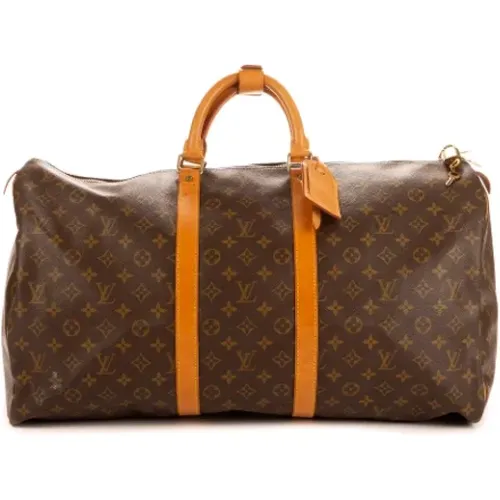 Pre-owned Weekend Bags, female, , Size: ONE SIZE Pre-owned Canvas louis-vuitton-bags - Louis Vuitton Vintage - Modalova