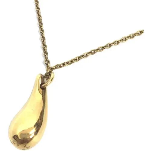 Pre-owned Jewellery, female, , Size: ONE SIZE Pre-owned Gold necklaces - Tiffany & Co. Pre-owned - Modalova