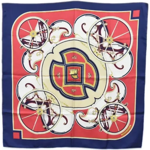 Pre-owned Scarves, female, , Size: ONE SIZE Pre-owned Silk scarves - Hermès Vintage - Modalova