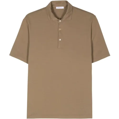 Weiche Jersey Dove Grey T-Shirt , Herren, Größe: XL - Boglioli - Modalova