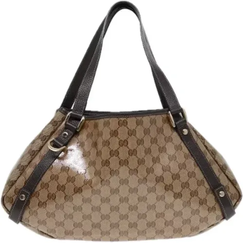 Pre-owned Tote Bags, female, , Size: ONE SIZE Pre-owned Canvas gucci-bags - Gucci Vintage - Modalova